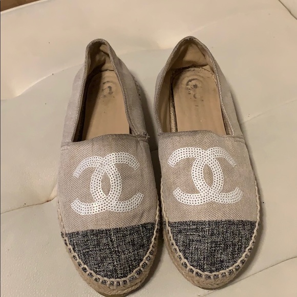 chanel shoes espadrilles price